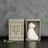 Matchbox Porcelain Bear - All You Need Is A Bear Hug