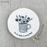 Flowers In Mug Coaster - Amazing Things