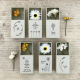 Dried Flower Matchbox - If Mothers Were Flowers