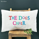 East of India - Dogs Chair Cushion