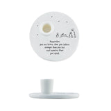 East of India Candle Holder 'Remember You Are Braver'