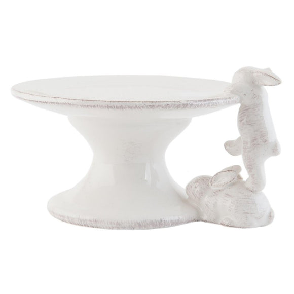 Two Bunny Small Cake Stand