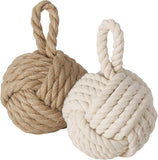 Nautical Weighted Rope Ball Doorstop