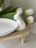Ceramic Bunny Snack Bowl