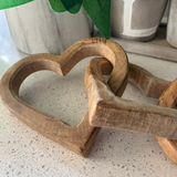 Wooden Heart Chain