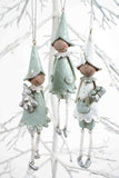 Set of Three Quirky Mischievous Christmas Elves