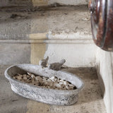 Birkdale Stone Small Oval Bowl With Two Little Birds