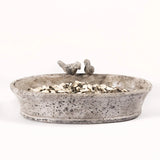 Birkdale Small Oval Stone Bird Bowl