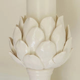 Birkdale White Artichoke Candleholder