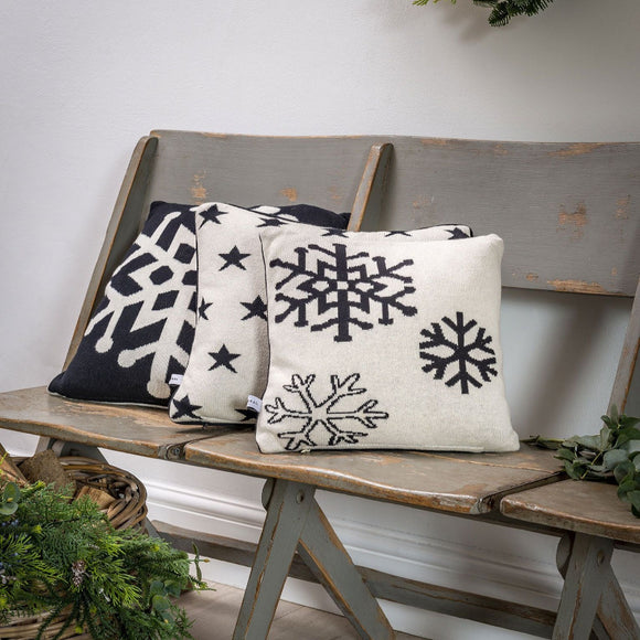 Christmas Snowflake Cushion