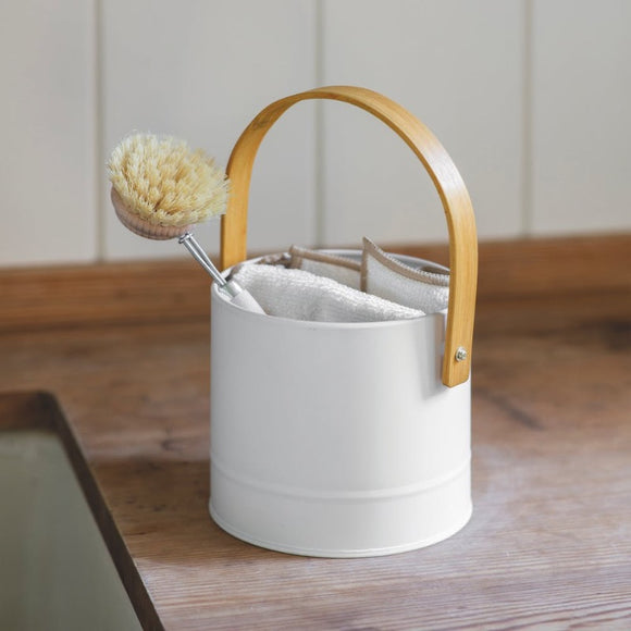 Portland White Utensil Holder from Garden Trading