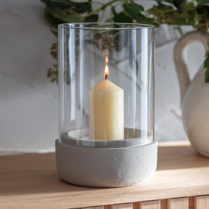 Oldbury Cement Candle Lantern From Garden Trading