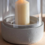 Oldbury Cement Candle Lantern From Garden Trading