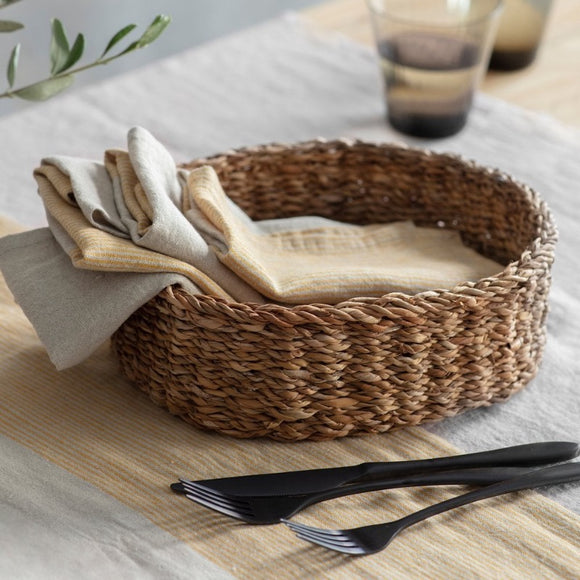 Brading Seagrass Round Bread Basket From Garden Trading