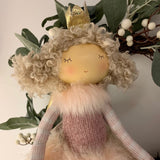 Girl With Gold Crown and Pink Fluffy Skirt