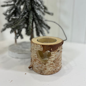 Christmas Rustic Wooden Candle Holders Star, Heart or Christmas Tree